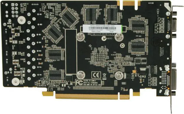 Alt view image 4 of 6 - ZOTAC GeForce GTS 250 512MB GDDR3 PCI Express 2.0 x16 SLI Support Graphics Card ZT-20105-10P