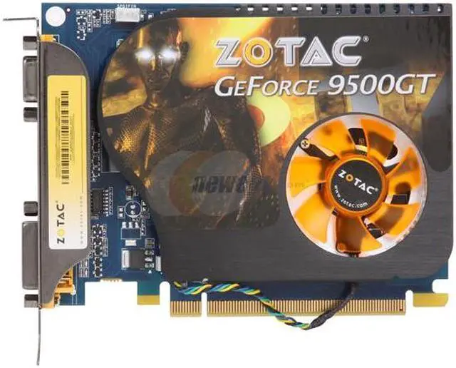 Alt view image 3 of 5 - ZOTAC GeForce 9500 GT 512MB DDR2 PCI Express 2.0 x16 Graphics Card ZT-95TEH3M-FSL