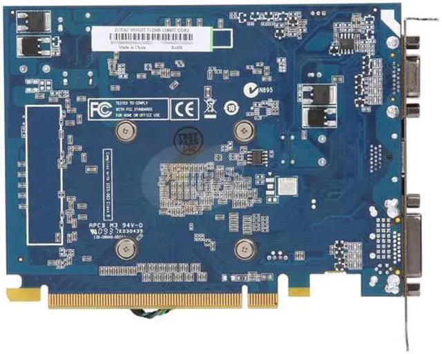 Alt view image 4 of 5 - ZOTAC GeForce 9500 GT 512MB DDR2 PCI Express 2.0 x16 Graphics Card ZT-95TEH3M-FSL