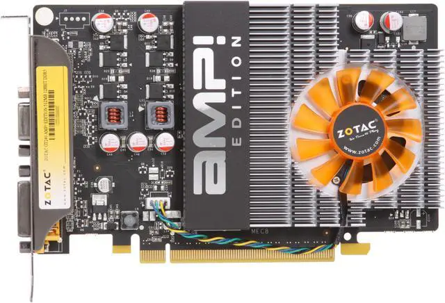 Alt view image 3 of 5 - ZOTAC AMP! GeForce GT 240 512MB GDDR5 PCI Express 2.0 x16 Graphics Card ZT-20405-10L