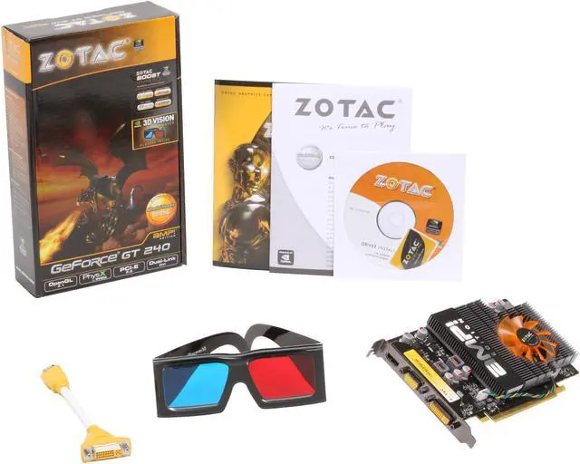 Alt view image 5 of 5 - ZOTAC AMP! GeForce GT 240 512MB GDDR5 PCI Express 2.0 x16 Graphics Card ZT-20405-10L
