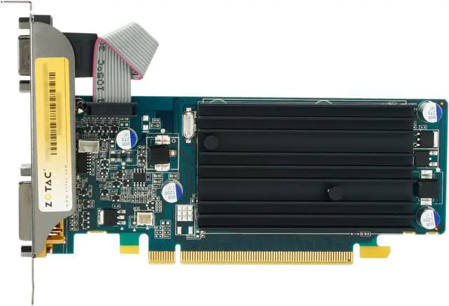 Alt view image 3 of 5 - ZOTAC GeForce 8400 GS 512MB DDR2 PCI Express 2.0 x16 Low Profile Ready Graphics Card ZT-84MEH4M-HSL