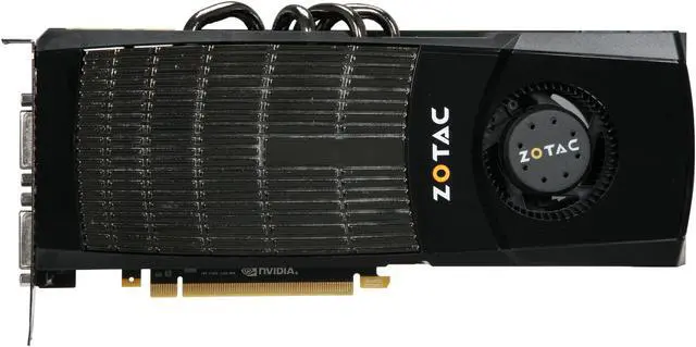 Alt view image 3 of 6 - ZOTAC GeForce GTX 480 (Fermi) 1536MB GDDR5 PCI Express 2.0 x16 SLI Support Graphics Card ZT-40101-10P