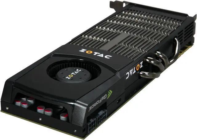 Alt view image 5 of 6 - ZOTAC GeForce GTX 480 (Fermi) 1536MB GDDR5 PCI Express 2.0 x16 SLI Support Graphics Card ZT-40101-10P