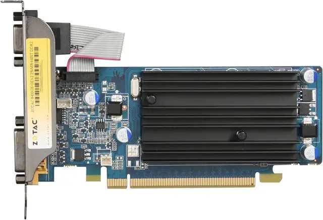 Alt view image 3 of 5 - ZOTAC GeForce 8400 GS 256MB DDR2 PCI Express 2.0 x16 Low Profile Ready Graphics Card ZT-84MEG5M-HSL
