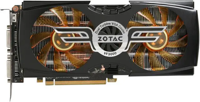 Alt view image 3 of 6 - ZOTAC AMP! GeForce GTX 470 (Fermi) 1280MB GDDR5 PCI Express 2.0 x16 SLI Support Graphics Card ZT-40202-10P