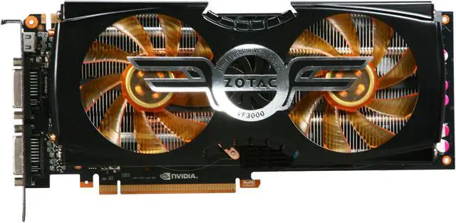 Alt view image 3 of 5 - ZOTAC AMP! GeForce GTX 480 (Fermi) 1536MB GDDR5 PCI Express 2.0 x16 SLI Support Graphics Card ZT-40102-30P