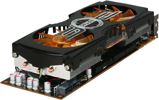 Alt view image 4 of 5 - ZOTAC AMP! GeForce GTX 480 (Fermi) 1536MB GDDR5 PCI Express 2.0 x16 SLI Support Graphics Card ZT-40102-30P