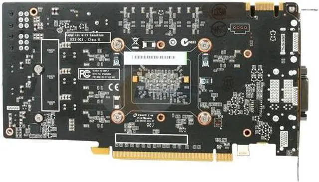 Alt view image 4 of 5 - ZOTAC AMP! GeForce GTX 460 (Fermi) 1GB GDDR5 PCI Express 2.0 x16 SLI Support Graphics Card ZT-40403-10P