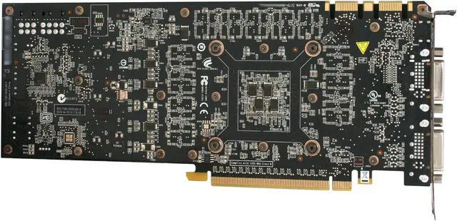 Alt view image 4 of 6 - ZOTAC AMP! GeForce GTX 570 (Fermi) 1280MB GDDR5 PCI Express 2.0 x16 SLI Support Graphics Card ZT-50202-10P