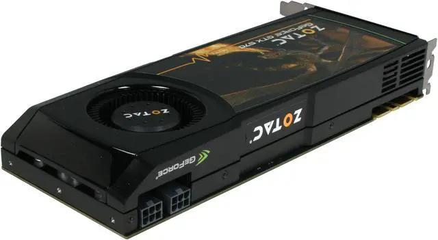 Alt view image 5 of 6 - ZOTAC AMP! GeForce GTX 570 (Fermi) 1280MB GDDR5 PCI Express 2.0 x16 SLI Support Graphics Card ZT-50202-10P