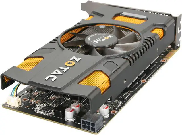 Alt view image 5 of 6 - ZOTAC GeForce GTX 550 Ti (Fermi) 1GB GDDR5 PCI Express 2.0 x16 SLI Support Graphics Card ZT-50401-10L