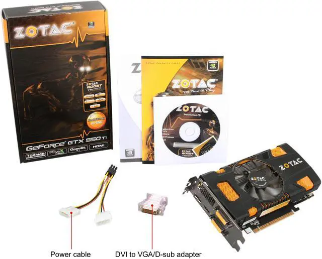 Alt view image 6 of 6 - ZOTAC GeForce GTX 550 Ti (Fermi) 1GB GDDR5 PCI Express 2.0 x16 SLI Support Graphics Card ZT-50401-10L