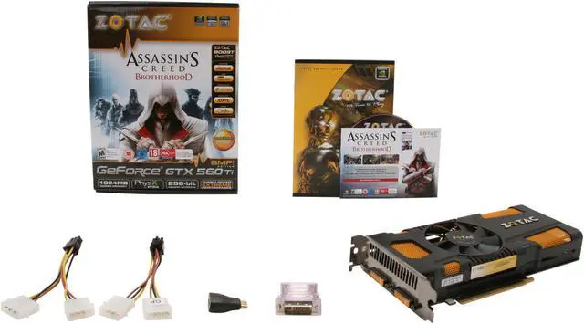 Alt view image 6 of 6 - ZOTAC AMP! GeForce GTX 560 Ti (Fermi) 1GB GDDR5 PCI Express 2.0 x16 SLI Support Graphics Card ZT-50302-10M
