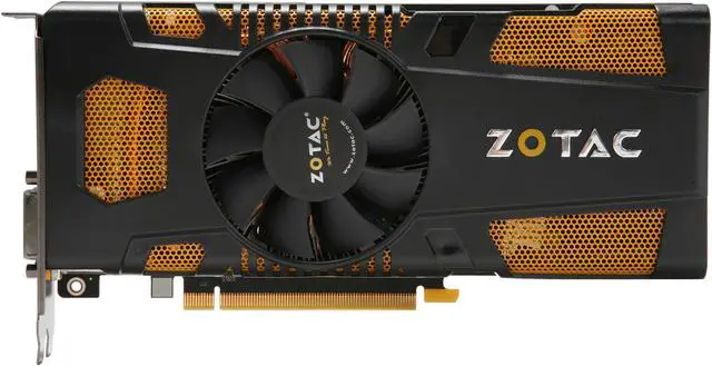 Alt view image 3 of 6 - ZOTAC AMP! GeForce GTX 570 (Fermi) 1280MB GDDR5 PCI Express 2.0 x16 SLI Support Graphics Card ZT-50204-10M