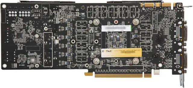 Alt view image 4 of 6 - ZOTAC AMP2! GeForce GTX 580 (Fermi) 3GB GDDR5 PCI Express 2.0 x16 SLI Support Graphics Card ZT-50104-10P