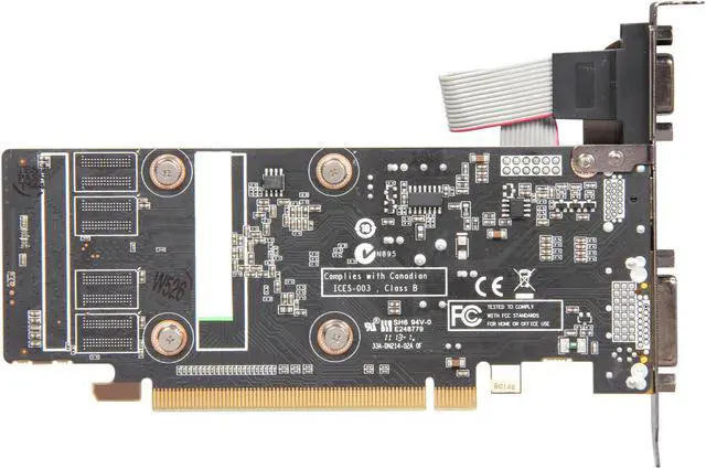 Alt view image 4 of 5 - ZOTAC GeForce GT 520 (Fermi) 1GB DDR3 PCI Express 2.0 x16 Low Profile Ready Graphics Card ZT-50603-10L