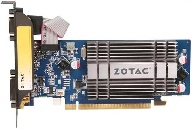 Alt view image 3 of 5 - ZOTAC GeForce 8400 GS 1GB DDR3 PCI Express 2.0 x16 Low Profile Ready Graphics Card ZT-84GEL2M-HSL