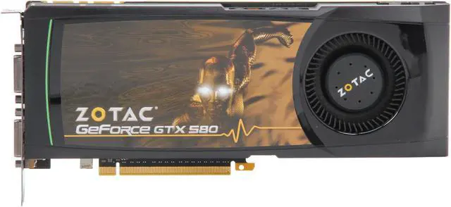 Alt view image 3 of 6 - ZOTAC GeForce GTX 580 (Fermi) 1536MB GDDR5 PCI Express 2.0 x16 SLI Support Graphics Card ZT-50105-10P