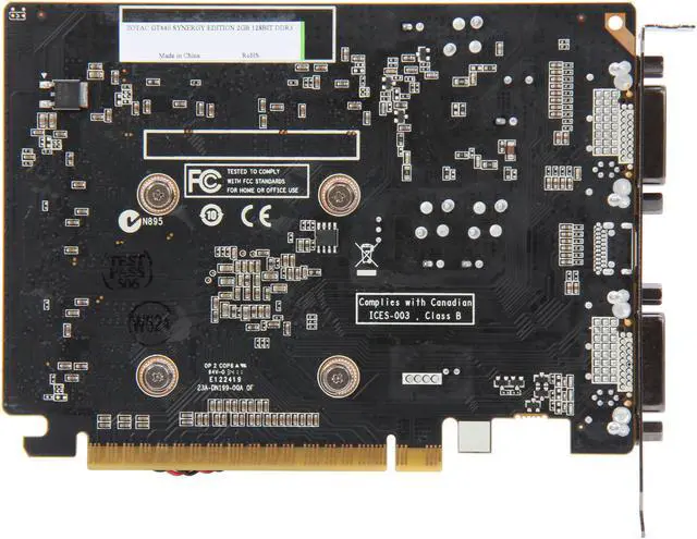 Alt view image 4 of 6 - ZOTAC GeForce GT 440 (Fermi) 2GB DDR3 PCI Express 2.0 x16 Graphics Card ZT-40707-10L