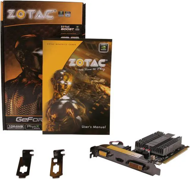 Alt view image 5 of 5 - ZOTAC GeForce 210 1GB DDR3 PCI Express 2.0 x16 Low Profile Ready Graphics Card ZT-20313-10L