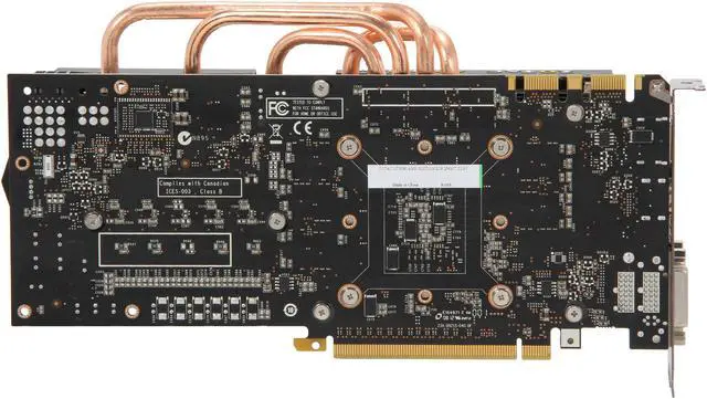 Alt view image 4 of 6 - ZOTAC AMP! GeForce GTX 680 2GB GDDR5 PCI Express 3.0 x16 SLI Support Graphics Card ZT-60102-10P