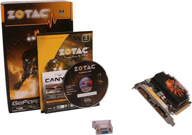 Alt view image 5 of 5 - ZOTAC GeForce GT 440 (Fermi) 1GB DDR3 PCI Express 2.0 x16 Graphics Card ZT-40708-10L