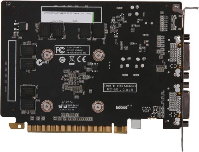 Alt view image 4 of 5 - ZOTAC ZT-60405-10L GeForce GT 630 Synergy Edition 4GB 128-bit DDR3 PCI Express 2.0 x16 HDCP Ready  Video Card