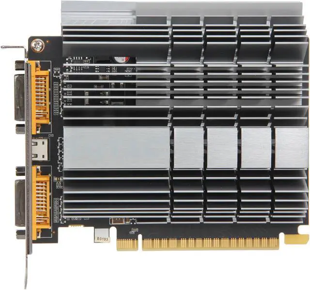 Alt view image 3 of 5 - ZOTAC ZONE Edition GeForce GT 610 1GB DDR3 PCI Express 2.0 x16 Graphics Card ZT-60603-20L