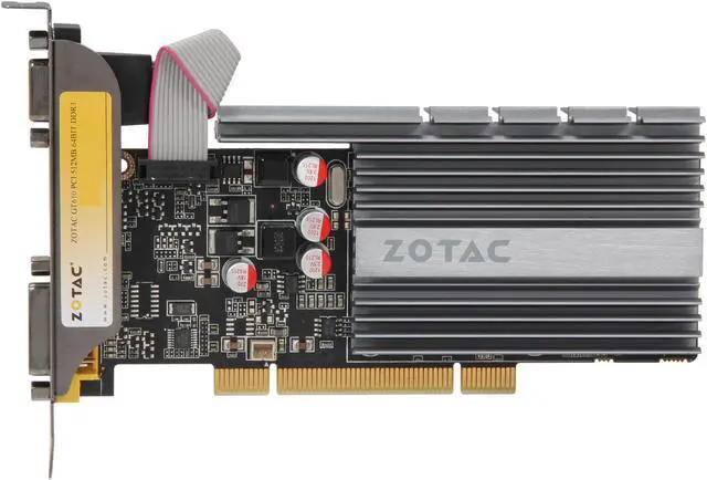 Alt view image 3 of 5 - ZOTAC GeForce GT 610 512MB DDR3 PCI Low Profile Ready Graphics Card ZT-60604-10L