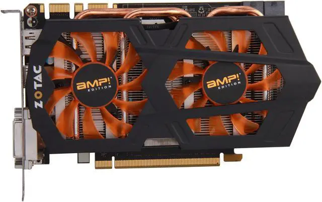 Alt view image 3 of 6 - ZOTAC AMP! ZT-60804-10P G-SYNC Support GeForce GTX 660 Ti 2GB 192-Bit GDDR5 PCI Express 3.0 x16 HDCP Ready SLI Support Video Card