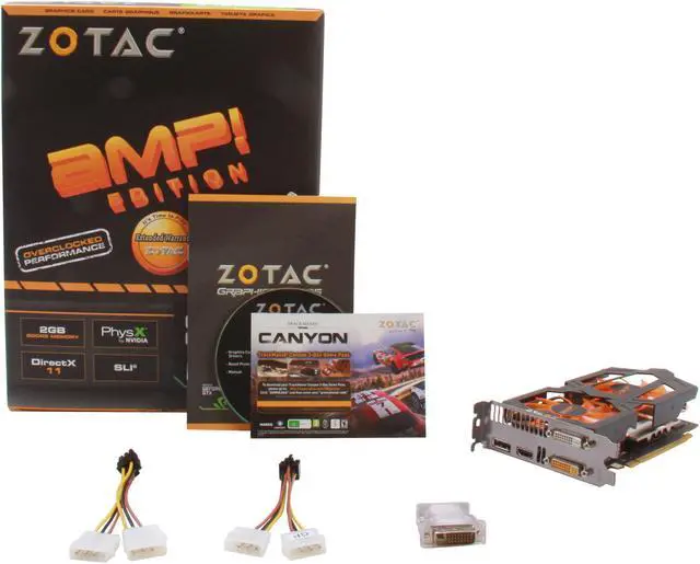Alt view image 6 of 6 - ZOTAC AMP! ZT-60804-10P G-SYNC Support GeForce GTX 660 Ti 2GB 192-Bit GDDR5 PCI Express 3.0 x16 HDCP Ready SLI Support Video Card