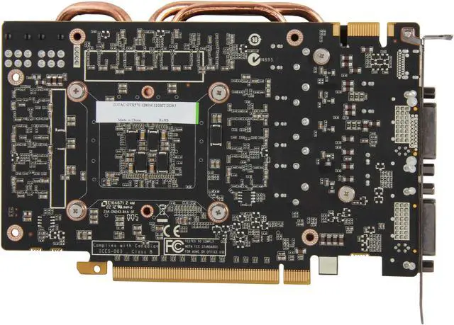 Alt view image 4 of 6 - ZOTAC GeForce GTX 570 (Fermi) 1280MB GDDR5 PCI Express 2.0 x16 SLI Support Graphics Card ZT-50206-10M