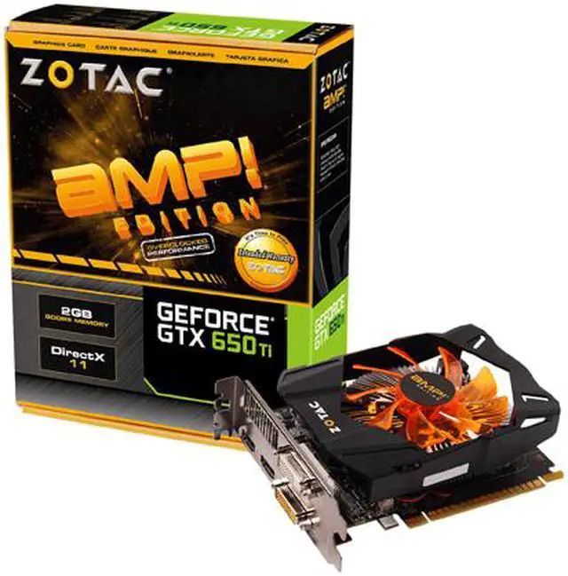 Alt view image 5 of 5 - Zotac ZT-61103-10M GeForce GTX 650 Ti Graphic Card - 1033 MHz Core - 2 GB GDDR5 SDRAM - PCI-Express 3.0 x16