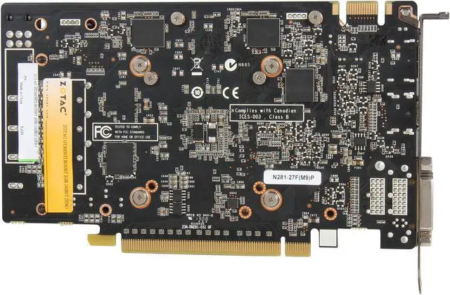 Alt view image 4 of 6 - ZOTAC GeForce GTX 650 Ti BOOST 2GB GDDR5 PCI Express 3.0 x16 Graphics Card ZT-61201-10M