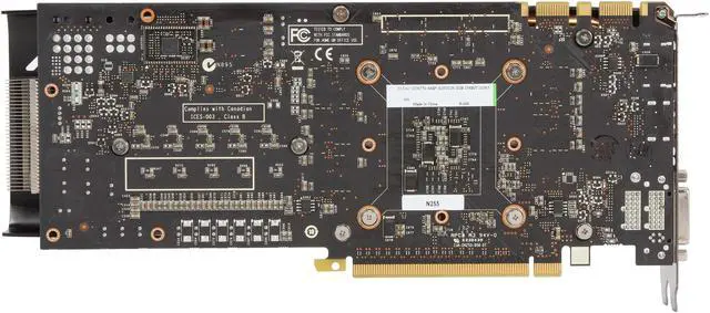 Alt view image 4 of 6 - ZOTAC AMP! SUPERCLOCKED ZT-70303-10P G-SYNC Support GeForce GTX 770 2GB 256-Bit GDDR5 PCI Express 3.0 HDCP Ready SLI Support Video Card