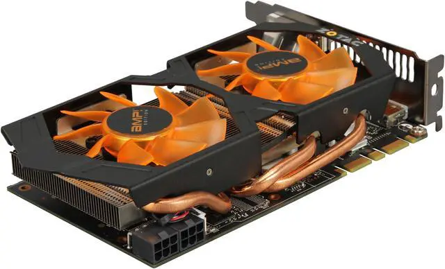 Alt view image 5 of 6 - ZOTAC AMP! SUPERCLOCKED ZT-70402-10P G-SYNC Support GeForce GTX 760 2GB 256-Bit GDDR5 PCI Express 3.0 HDCP Ready SLI Support Video Card