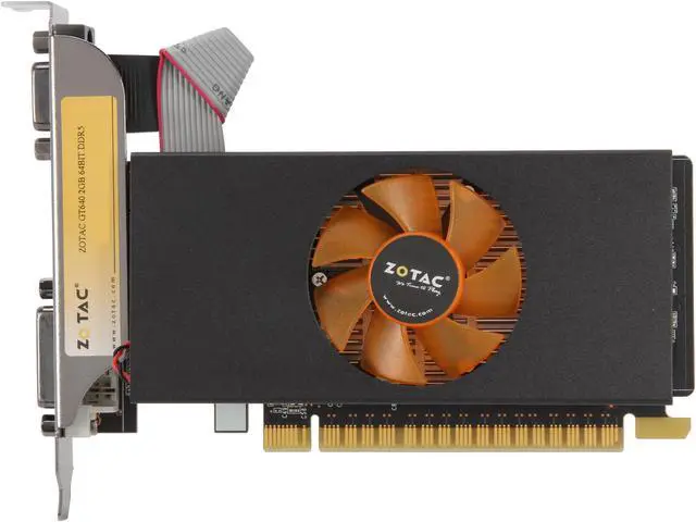 Alt view image 3 of 6 - ZOTAC GeForce GT 640 2GB GDDR5 PCI Express 3.0 x16 Low Profile Ready Graphics Card ZT-60209-10L