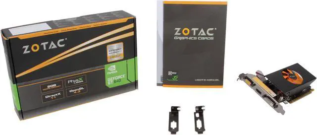 Alt view image 6 of 6 - ZOTAC GeForce GT 640 2GB GDDR5 PCI Express 3.0 x16 Low Profile Ready Graphics Card ZT-60209-10L