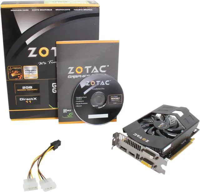 Alt view image 6 of 6 - ZOTAC GeForce GTX 660 2GB DDR5 PCI Express 3.0 x16 SLI Support Graphics Card ZT-60904-10M
