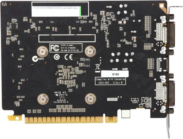 Alt view image 4 of 5 - ZOTAC Synergy Edition GeForce GT 630 1GB DDR3 PCI Express 2.0 x16 Graphics Card ZT-60412-10L