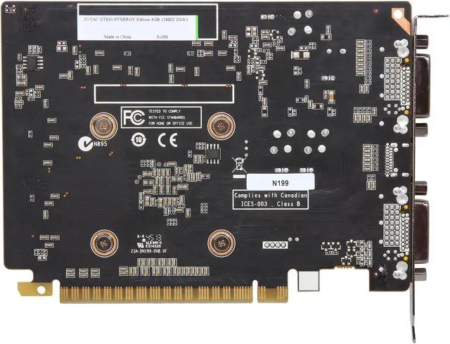 Alt view image 4 of 5 - ZOTAC Synergy Edition GeForce GT 630 4GB DDR3 PCI Express 2.0 x16 Graphics Card ZT-60413-10L