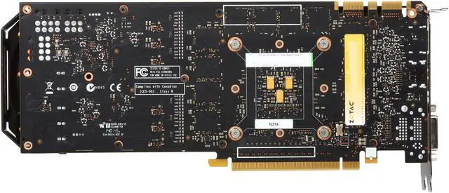 Alt view image 4 of 6 - ZOTAC ZT-70205-10P G-SYNC Support GeForce GTX 780 OC 3GB 384-bit GDDR5 PCI Express 3.0 x16 SLI Support Video Card