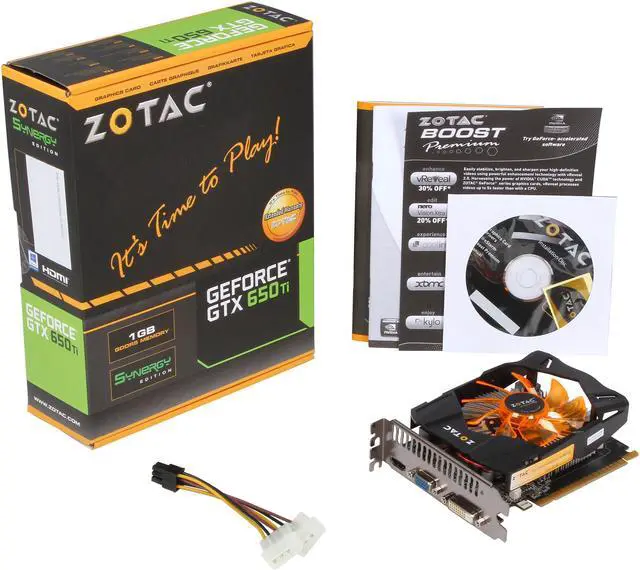 Alt view image 6 of 6 - ZOTAC Synergy Edition GeForce GTX 650 Ti 1GB GDDR5 PCI Express 3.0 x16 Graphics Card ZT-61106-10M