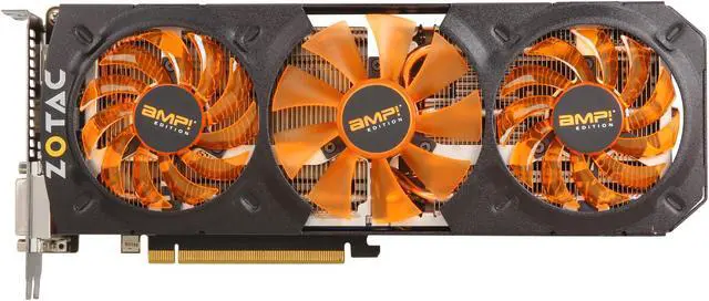 Alt view image 3 of 6 - ZOTAC AMP! SUPERCLOCKED ZT-70504-10P G-SYNC Support GeForce GTX 780 Ti 3GB 384-Bit GDDR5 PCI Express 3.0 x16 HDCP Ready SLI Support Video Card