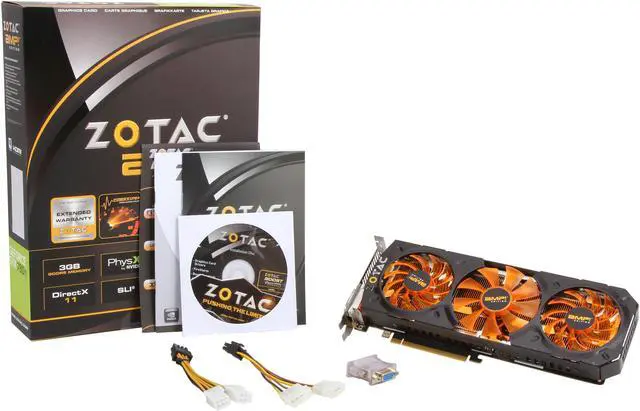 Alt view image 6 of 6 - ZOTAC AMP! SUPERCLOCKED ZT-70504-10P G-SYNC Support GeForce GTX 780 Ti 3GB 384-Bit GDDR5 PCI Express 3.0 x16 HDCP Ready SLI Support Video Card