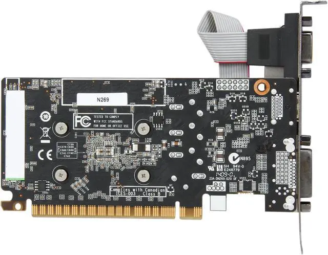 Alt view image 4 of 5 - ZOTAC GeForce GT 740 2GB DDR3 PCI Express 3.0 x16 Low Profile Ready Graphics Card ZT-71006-10L