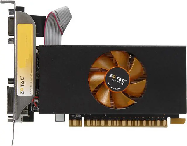 Alt view image 3 of 5 - ZOTAC GeForce GT 730 1GB GDDR5 PCI Express 2.0 x16 (x8 lanes) Low Profile Ready Graphics Card ZT-71102-10L