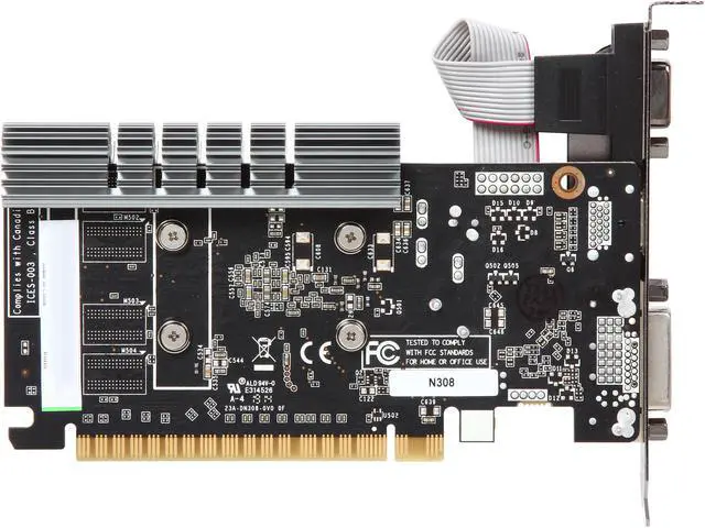 Alt view image 4 of 5 - ZOTAC GeForce GT 630 ZONE Edition 1GB DDR3 PCI Express 2.0 x16 Low Profile Ready Graphics Card ZT-60415-20L