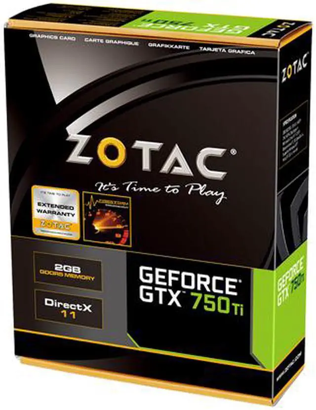 Alt view image 6 of 6 - ZOTAC GeForce GTX 750 Ti 2GB GDDR5 PCI Express 3.0 Plug-in Card Graphics Card ZT-70605-10M